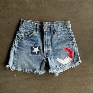 Orange tab patchwork vintage Levi's 1:1